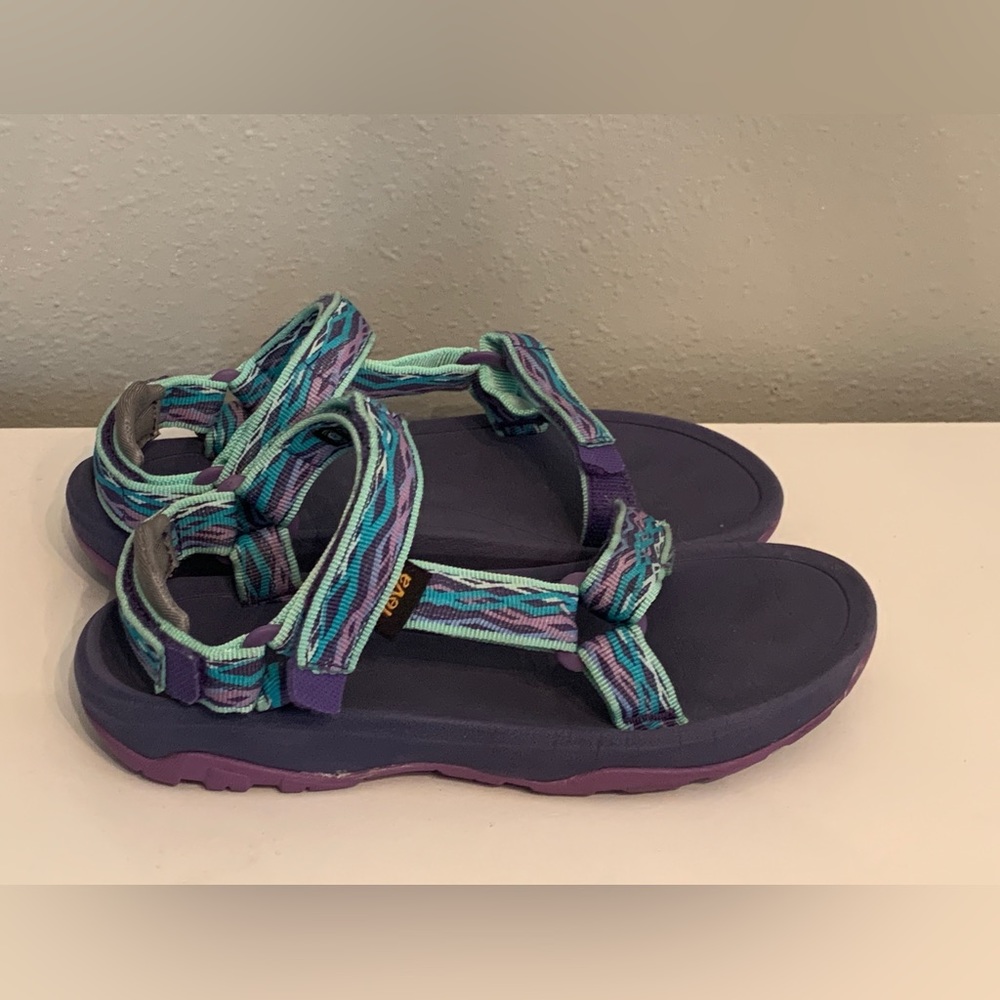 Girls 3Y Purple TEVA Water Shoe